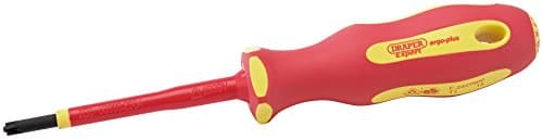 Image of Draper Ergo Plus VDE No. 1 x 80mm PZ/SL Screwdriver (Part no: 965PZ/SL)