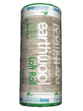 Image of Knauf Earthwool Loft Insulation 200 Millimetre x 5.93 Square Metre Per Roll Pack of 6 Rolls