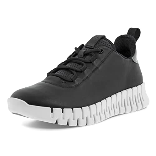 Image of ECCO Gruuv Trainers UK 5-5.5 Black Light Grey
