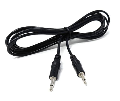 Image of DRUT 1.2m 3.5mm Mono Jack 12V Trigger Cable – IR Infrared Sensor Receiver & Audio Plug Connector (Male to Male) 4ft