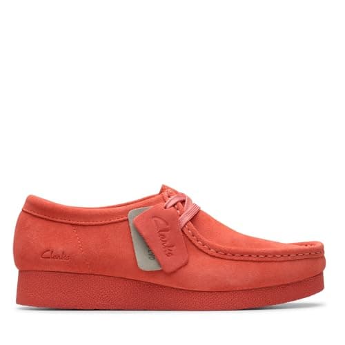 Image of Clarks WallabeeEVOSh Womens Coral Suede, 5