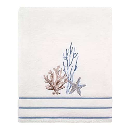 Image of Avanti Linens - Bath Towel, Soft & Absorbent Cotton Towel (Abstract Coastal Collection)
