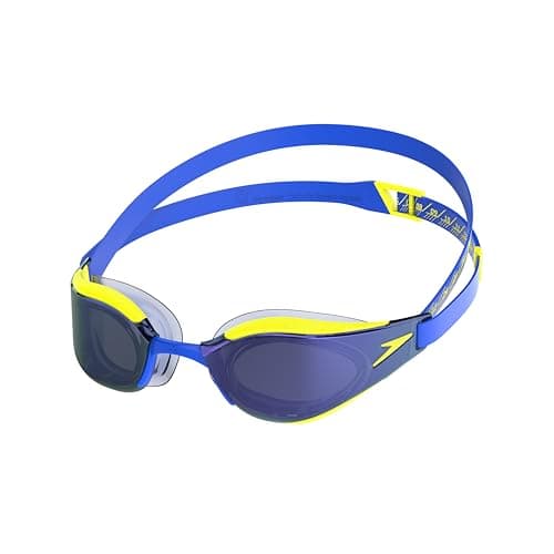 Image of Speedo Fastskin Hyper Elite Swimming Goggles, Deep Royal/Coblt/Iris Mir, 1S