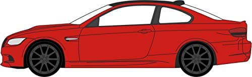 Image of Oxford Diecast 1:76 Imola Red BMW M3 Coupe Collectable model 76M3004