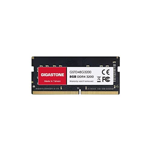 Image of 【DDR4 RAM Laptop Only】GIGASTONE 8GB DDR4 3200MHz (2933MHz or 2666MHz) PC4-25600 (PC4-23400/21300) CL22 1.2V SODIMM 260 Pin Unbuffered Non ECC High Performance Notebook Memory Upgrade