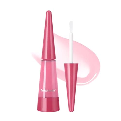 Image of Plumping Lip Gloss, High-Shine Hydrating Lip Plumper with Lip Tint Finish, Waterproof Long-Lasting Moisturising Gloss for Fuller-Looking Lips (#5 Soft Pink)