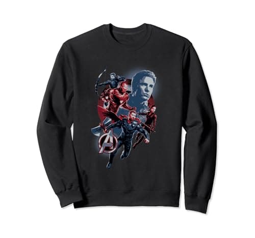 Image of Avengers Endgame Captain Shield Team Sweatshirt
