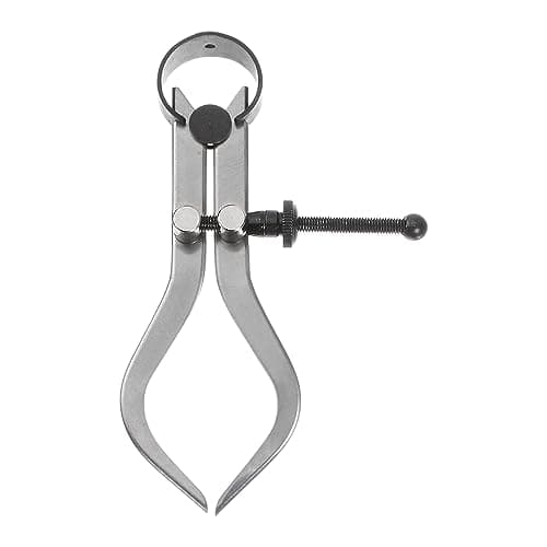 Image of sourcing map Spring Joint Caliper 4 inch / 100mm Adjustable Spring Outside Caliper with Solid Nut for Wood Turning Lathe Work