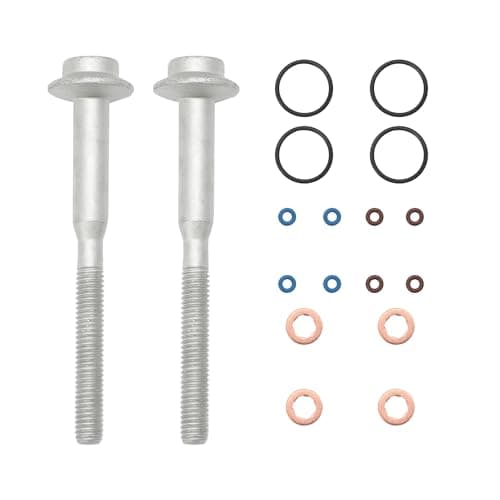 Image of Attisfiera WHT000884 Fuel Injector Seal and Bolts Repair Set for A1 A3 Altea Ibiza Leon Toledo Fabia O-ct-av-ia Roomster Caddy Po-lo 03L130277B A2C59513554