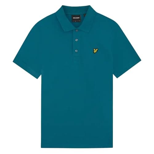 Image of Lyle & Scott SS Polo Shirts Plain Polo Shirt Y134 Lagoon, 3XL