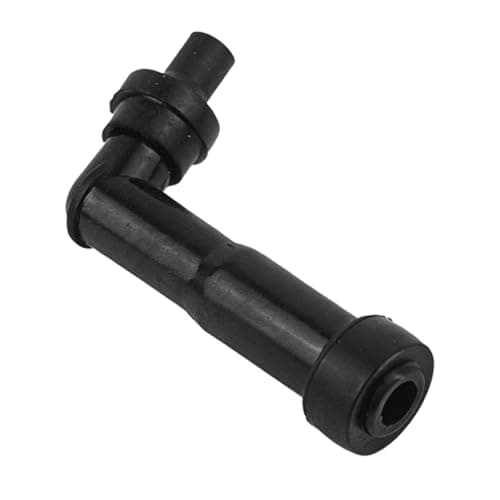 Image of Spark Plug Cap Replacement for NGK 8072/XD05F - 102° Angled Fit for 10mm & 12mm Thread Plugs (without nut), High-Temperature Resistant Rubber Boot