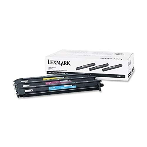 Image of Lexmark 12N0772 yellow, cyan, magenta laser colour photo developer photodeveloper set ( x 4 unit ) 12NO772 C910 C910N C910FN C910IN C912 C912DN C912N C912FN