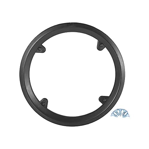 Image of X AUTOHAUX 42 Teeth 9.7-10.7cm Bicycle Crankset Chain Wheel Cover Black Hollow