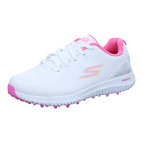 Image of Skechers Womens/Ladies Go Golf Max 2 Golf Shoes (5 UK) (White/Multicoloured)