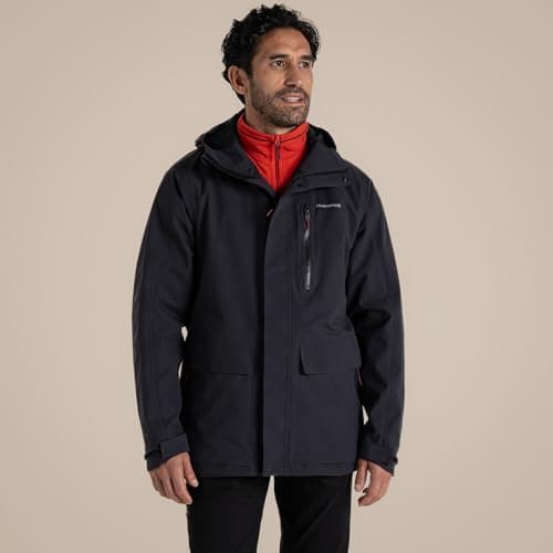 Image of Craghoppers Mens Lorton Jacket Padded Coat, Grey, M EU