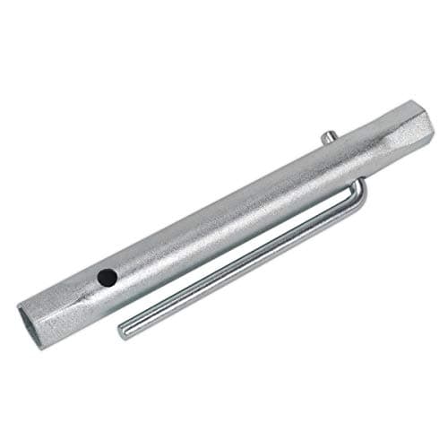 Image of Sealey Ms157 Double End Long Reach Spark Plug Box Spanner 16/18Mm with L-Bar