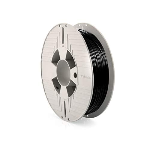 Image of Verbatim Tefabloc TPE filament 3D printing - 1.75mm - 500g - thermoplastic high performance polyester elastomer for material extrusion - for 3D printer 3D pen - printing filament made of TPE - black