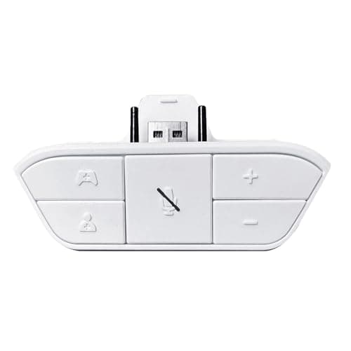 Image of Player Stereo Headset Adapter for Xbox One/One S/Elite 1&2/for Xbox Series X|S Controllers, Mic CD Headphone Adapter for Xbox One Controller, Audio Kit for Xbox Series S|X X One Players, White