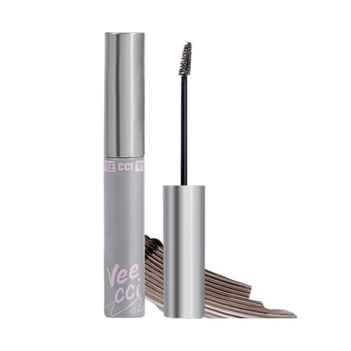 Image of VEECCI Eyebrow Gel - Long-Lasting Waterproof Brow Tint Mascara, Smudge-Proof Vegan & Cruelty-Free Eyebrow Makeup Pomade with Brush for Flawless Brows and Microblading Effect (04 Hazelnut Gray)