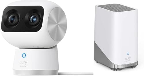 Image of eufy Security eufyCam S350 4K UHD Indoor Camera with 8× Zoom and 360° Pan &Tilt S380 HomeBase (HomeBase 3),eufy Edge Security Center, Local Expandable Storage up to 16TB, Product Compatibility