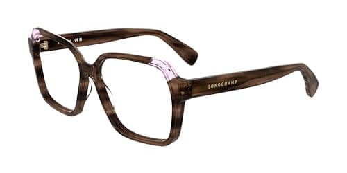 Image of Longchamp LO2763 Striped peach/pink 55/14/140 WOMAN Eyewear Frame