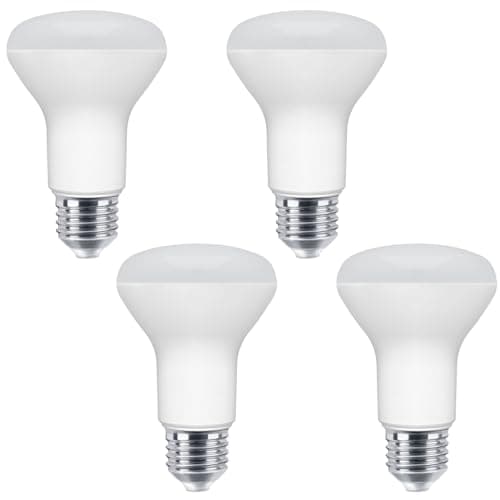 Image of Long Life Lamp Company 7W LED R63 Dimmable E27 Reflector Spotlight Bulb Warm White 3000K 4 Pack