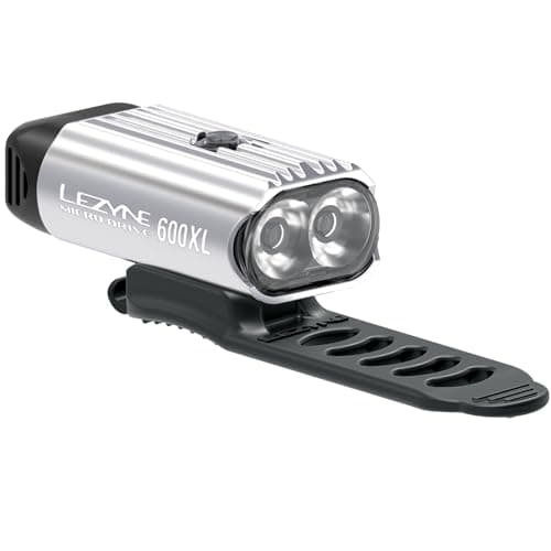 Image of LEZYNE Micro 600 XL – Bicycle Light (LED, Rechargeable, USB, Unisex), Unisex Adult, Colour Polish, Size FR : Size Unique (Manufacturer's Size: One Size)