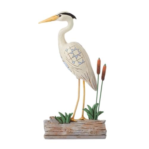 Image of Heartwood Creek by Jim Shore Blue Heron Bird Figurine