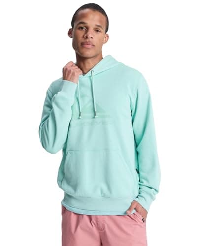 Image of Quiksilver Hoodie COMP LOGO HOODIE Mens Blue