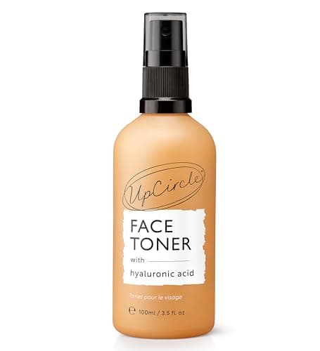 Image of UpCircle Face Toner with Hyaluronic Acid + Salicylic Acid 100ml - for Balancing, Plumping + Soothing - Mandarin Fruit Water, Chamomile Extract + Glycerin - Natural, Vegan + Cruelty-Free