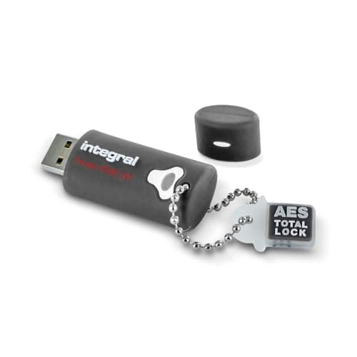 Image of Integral 16GB Crypto-197 256-Bit Hardware Encrypted 3.0 USB Secure Flash Memory Drive - Certified to FIPS 197, Protection & Rugged Double-layer Waterproof Design XTS- AES