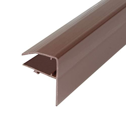 Image of Sunwood Snap-Tight Glazing Bar Edge Trim - 10 x 4m, Brown