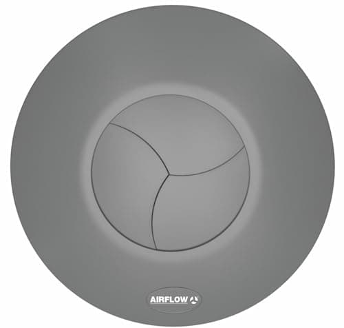 Image of Airflow iCON 15 Fan Cover in Elegant Ultimate Grey – Designer Look for Bathrooms – Fits iCON 15 Extractor Fan