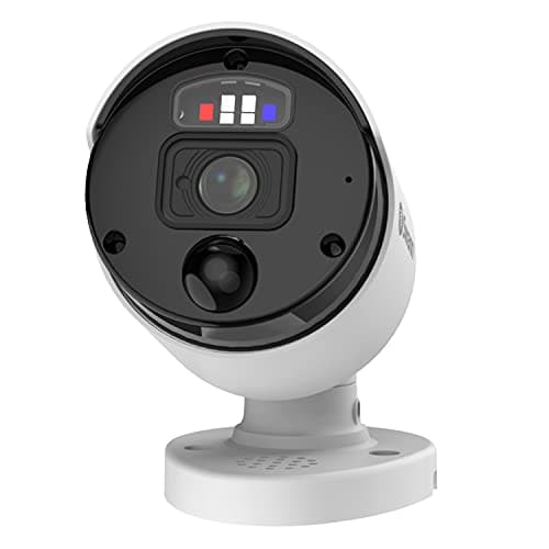 Image of Swann Add-On NVR Bullet Security Camera with PoE connection, 4K Ultra HD Video, Indoor or Outdoor, Colour Night Vision, Heat Motion Detection, Face Recognition, 2-Way Talk, Smart Video Analytics 900BE