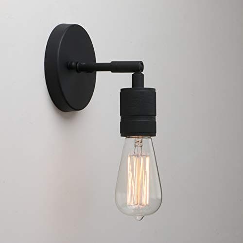 Image of Yosoan Lighting Vintage Up/Down Wall Light Industrial Antique Wall Lamp Fitting Fixtures,Wall Sconce Edison Lamp for Kitchen, Hall, Dining Room, Bedroom,Bar, Restaurants, Coffee Shop (Black)