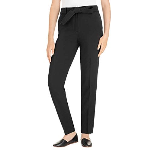 Image of Hilary Radley Ladies' Tie Front Dress Pant - Black - Small