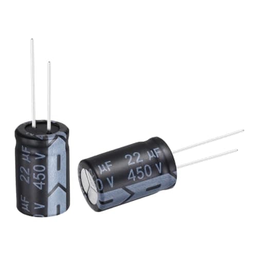 Image of sourcing map 22uF 450V 13x20mm Electrolytic Capacitor, Radial Leads Aluminum Capacitors for TV, LCD Monitor, VCD, 24Pcs
