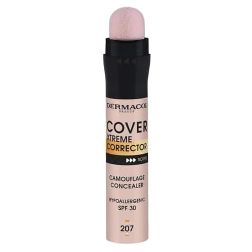 Image of Dermacol - Cover Xtreme Corrector Contour Stick, Long Lasting Non-Allergenic Liquid Contour with SPF30, High Coverage Light Formula Dark Circle Colour Corrector for Acne-Prone Skin (207)