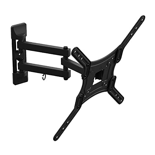 Image of MAHARA TV Wall Bracket Mount, Multi Position, for up to 55 inch LED LCD Plasma Flat Screen Curved TVs, VESA Compatible 50mm x 50mm - 400mm x 400mm, Max. TV Weight 40kg, Black TV Bracket