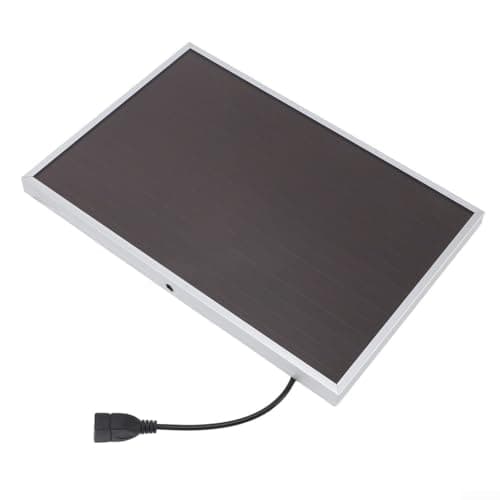 Image of Feeshoppher Solar Panels Chargers 20W 12V Solars Panel Charger Portable Solar Panel Battery Charger with USB Port Mobile Phone Charging Module Aluminum Frame for Outdoor Emer-gency Power Supply
