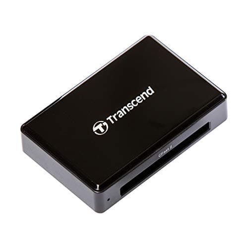 Image of Transcend RDF2 USB 3.1 Gen 1 (USB 5Gbps) CFast 2.0 Card Reader, Compatible with CFast 1.1 / CFast 1.0, with USB Type-A Cable, TS-RDF2