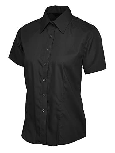Image of Ladies Poplin Half Sleeve Shirt