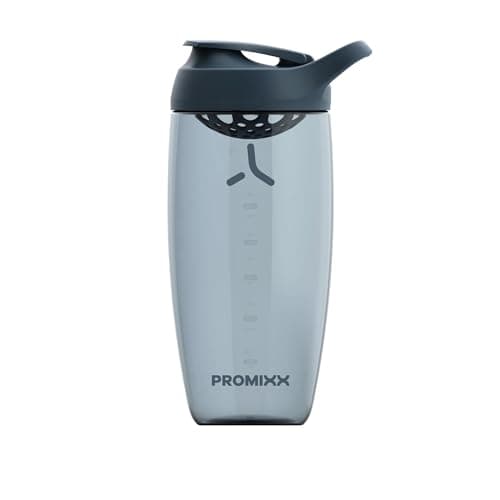 Image of Promixx Pursuit Protein Shaker Bottle - Premium Shaker for Protein Shakes - Lifetime Durability, Leakproof, Odourless - 700ml / 24oz (Midnight Blue)