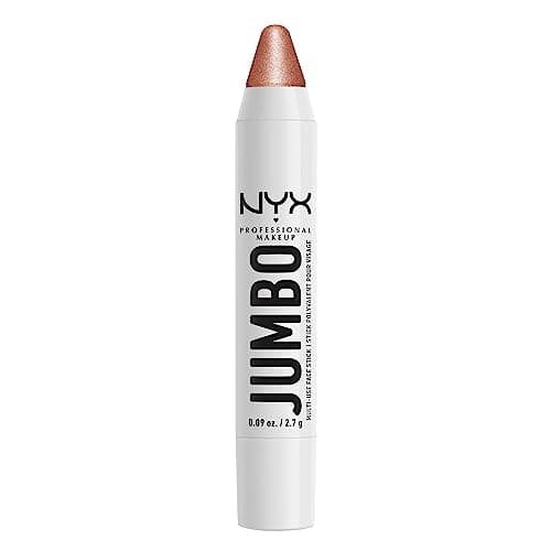 Image of NYX Professional Makeup Multi-Use Highlighter Stick, Weightless Buildable Formula with Jojoba Oil, Twist-Up – No Need To Sharpen, Vegan and Cruelty-Free, 2.7 g, Shade: Coconut Cake