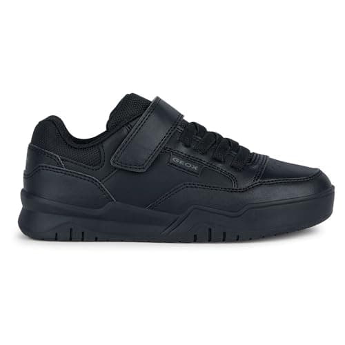 Image of Geox Boys J Perth Boy Sneaker, Black, 4 UK