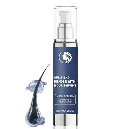 Image of Mender Hair Serum,Leave-in Split End Repair,Renew Split End Serum,Dryness Anti-Frizz with Flaxseed Extract&Keratin for Dry,Damaged Hair Lightweight Leave-In,Instantly Repair Broken Ends