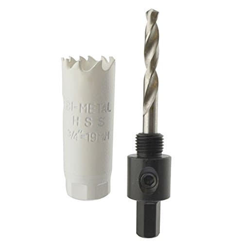 Image of 19mm HSS Hole Saw Holesaw Bi-Metal Blade Cutter Drill and Drill Adaptor Arbor