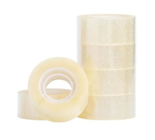 Image of Q-Connect Easy Tear Polypropylene Tape 24mmx33m 1 Inch Core Clear (Pack of 6)