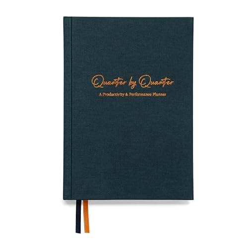 Image of Quarter by Quarter Productivity & Performance Planner | All In One Planner, Productivity & Habit Tracker, Gratitude Journal And Notebook With Bespoke Behavioural Insights - 184 pages, A5