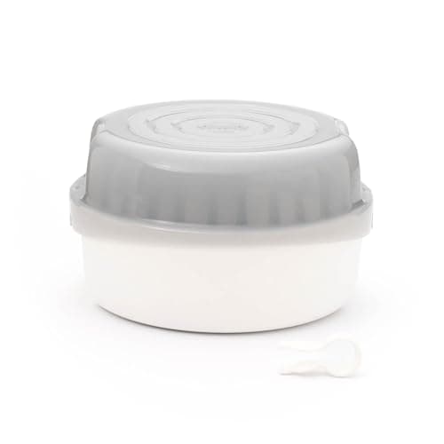 Image of MAM Microwave Steriliser I for Quick and Easy Steam or Cold Water Sterilisation | Sterilises up to 6 X Bottles in 5 Minutes | Baby Accessories | Grey